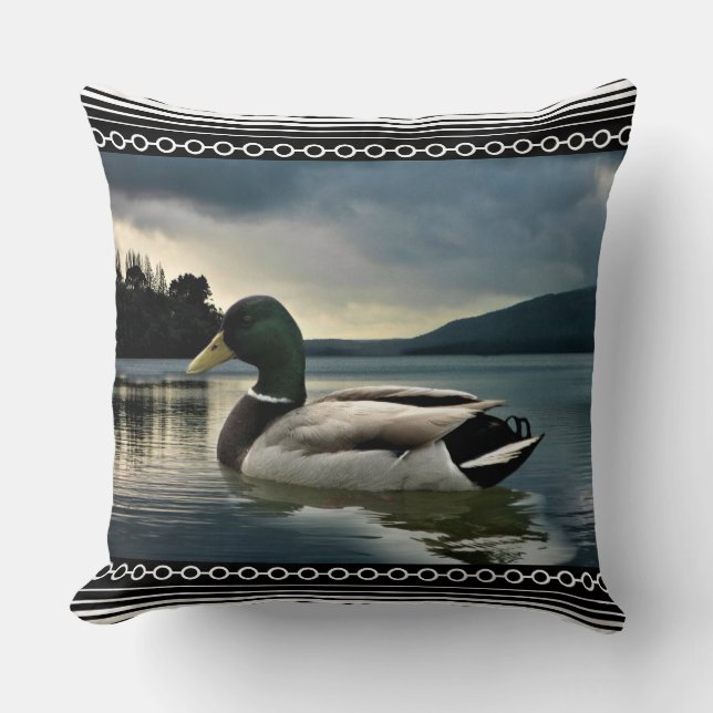 Coussin Canard colvert (Recto)