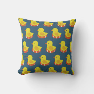 Coussin Canard en caoutchouc jaune, mignon, motif sans sou