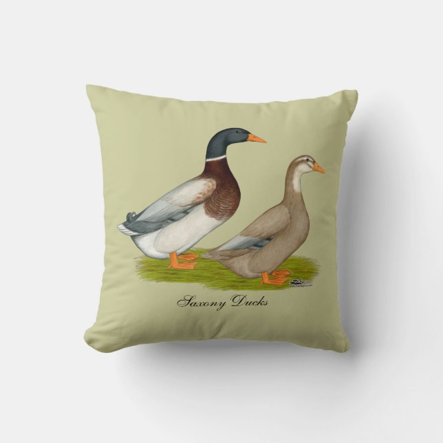 Coussin Canards de Saxe (Recto)