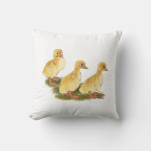 Coussin Canetons jaunes