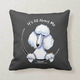 Coussin Caniche standard blanc IAAM