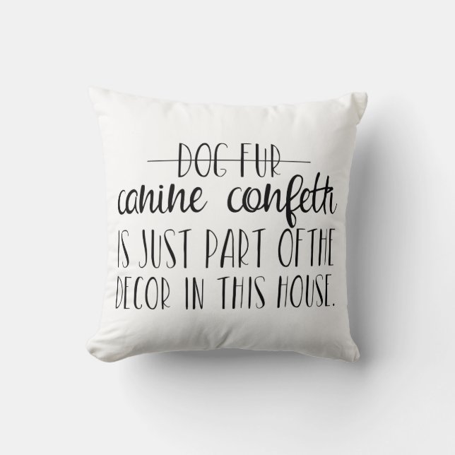 Coussin Canine Confetti (Recto)