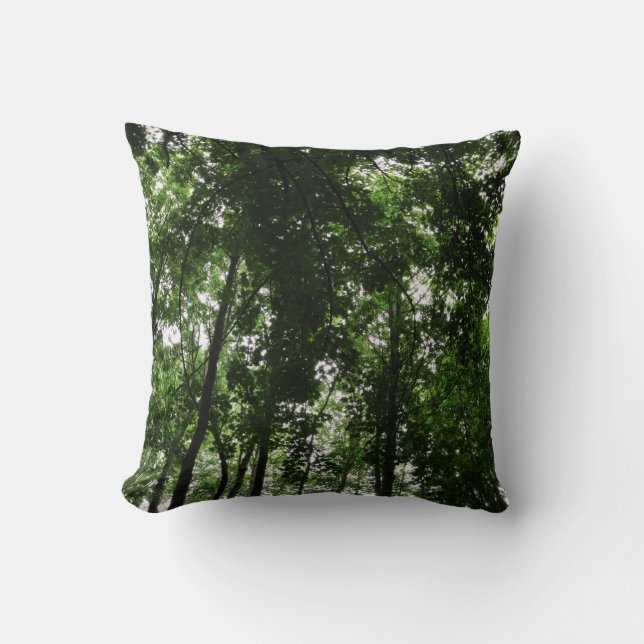 Coussin Canopée des bois 01 (Recto)