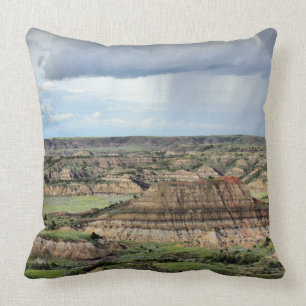 Coussin Canyon peint dans les bad-lands du Dakota du Nord