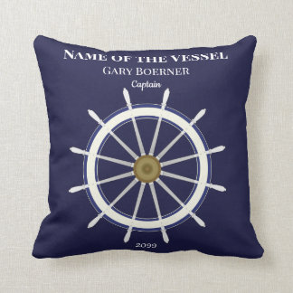 Coussin Capitaine de vaisseau et pilote de Carré de l'anné