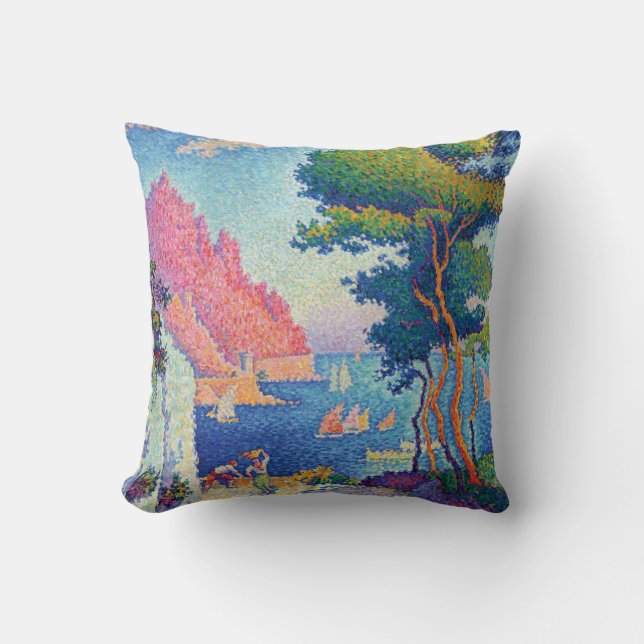 Coussin Capo di Noli par Paul Signac (Recto)