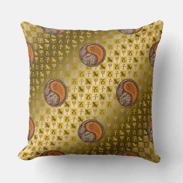 Coussin Capricorne & Rat de bois (Recto)