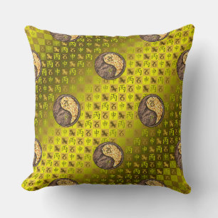 Coussin Capricorne & Singe de feu
