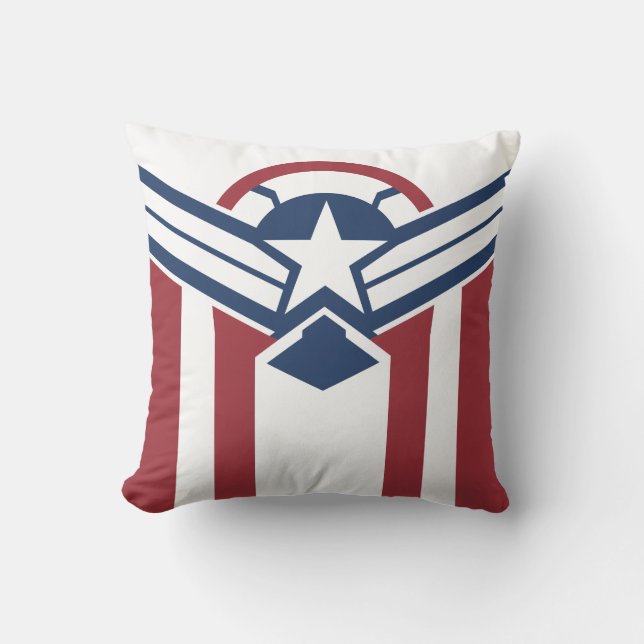 Coussin Captain America Stars & Stripes (Recto)