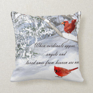 Coussin cardinal du ciel