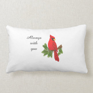 Coussin cardinal toujours avec vous sympathie
