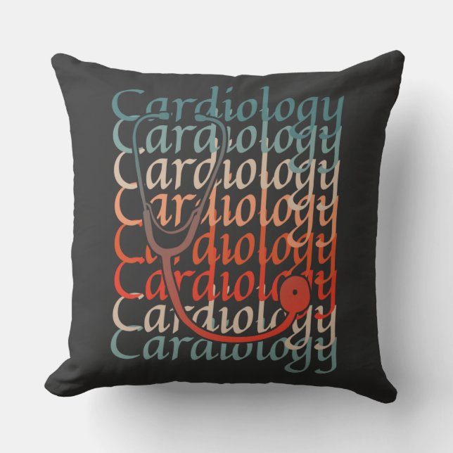 Coussin Cardiologie Cardiologiste Chirurgien de Coeur (Recto)