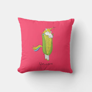 Coussin Caricature drôle Unicorn mignon pour enfants