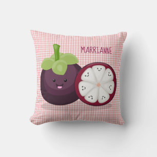 Coussin Caricature mignonne mauve mangouste