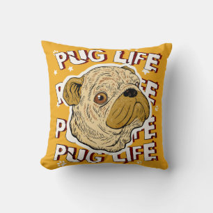 Coussin Carlin Vie Animal Chien