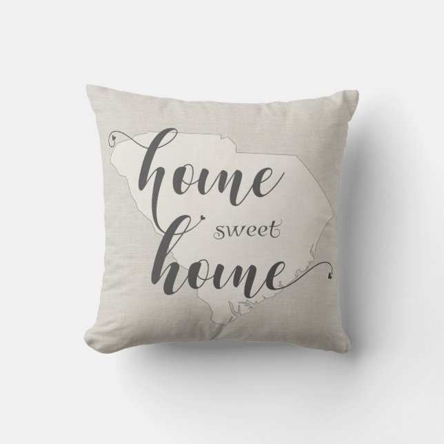 Coussin Carolina du Sud - Regard sur la maison (Recto)