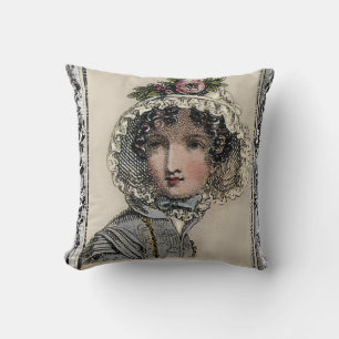 Coussin Caroline, Jane Austen a inspiré noir, romantique