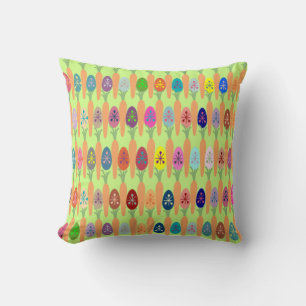 Coussin Carottes et oeufs