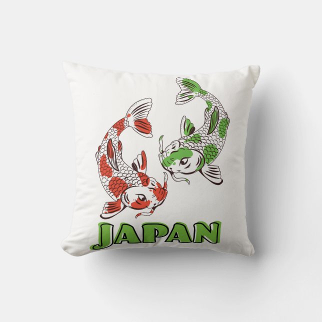 Coussin Carpe Koi (Recto)
