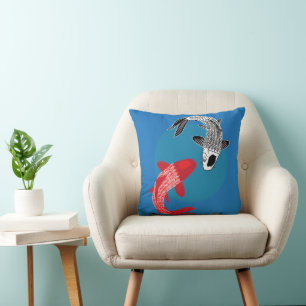 Coussin Carpeaux Koï