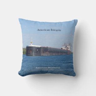 Coussin carré américain de l'intégrité