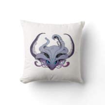 Coussin carré Lady tentacle