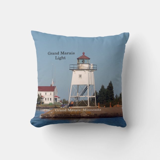 Coussin carré léger du Grand Marais (Recto)