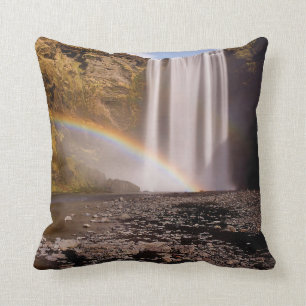 Coussin Carreau 16" de polyester de Skógafoss x 16"
