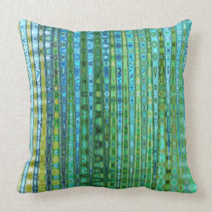 Coussin Carreau 20" de coton du plancton végétal x 20"