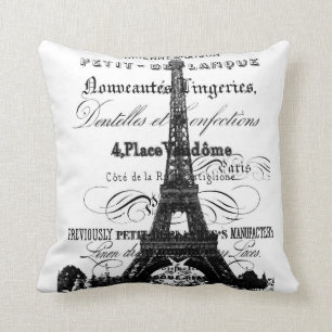 Coussin Carreau 20" de Tour Eiffel x 20"