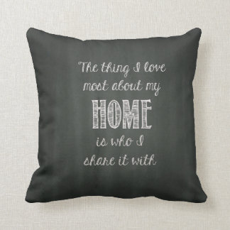 Coussin Carreau à la maison de citation