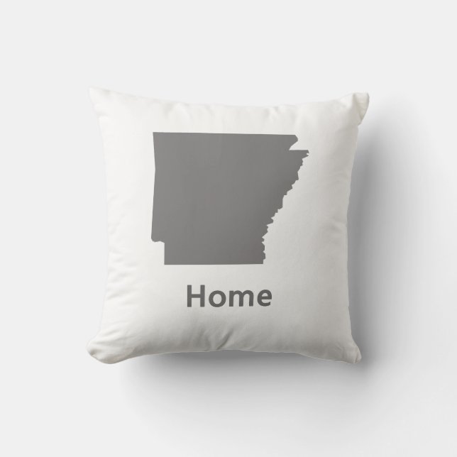 Coussin Carreau à la maison de l'Arkansas (Recto)