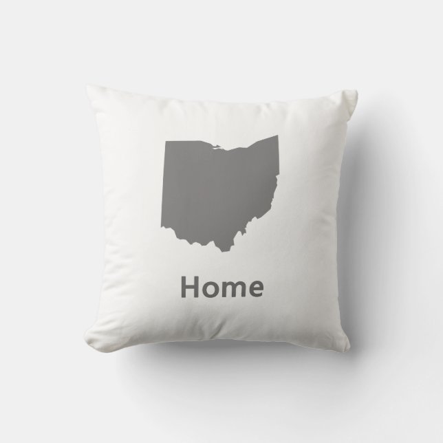Coussin Carreau à la maison de l'Ohio (Recto)
