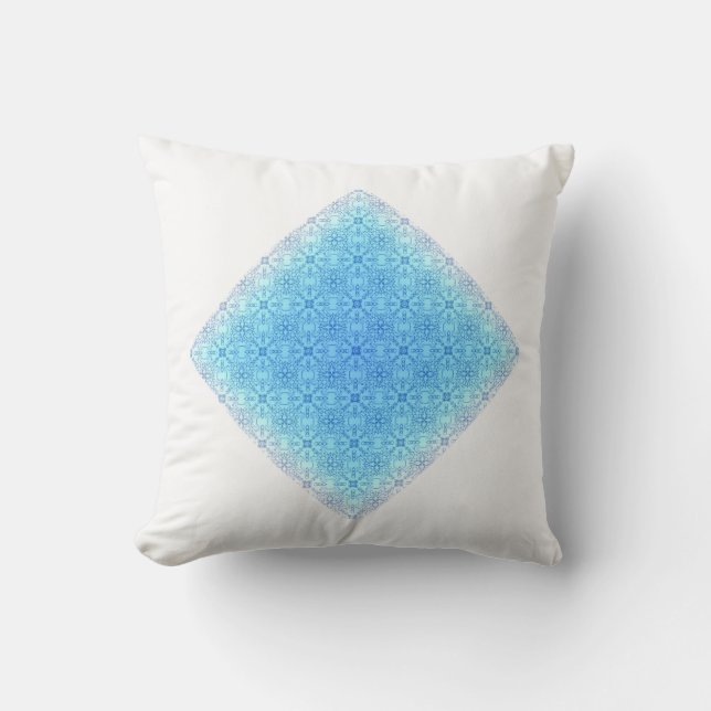 Coussin Carreau abstrait de diamant (Recto)