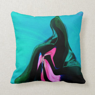 Coussin Carreau abstrait moderne