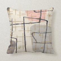 Carreau abstrait moderne de tissu de la moitié du