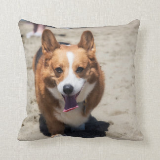 Coussin Carreau bilatéral de corgi adorable