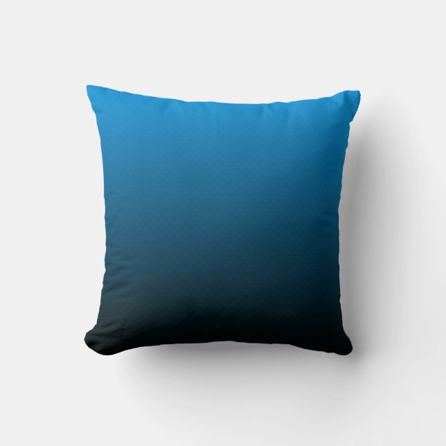 Coussin Carreau bleu serein abstrait (Recto)