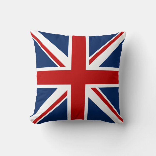 Coussin Carreau britannique de drapeau (Recto)