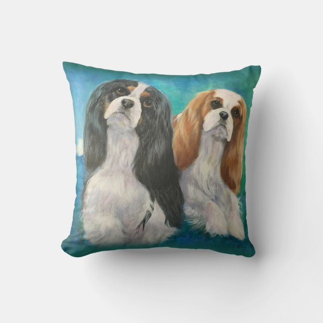 Coussin Carreau cavalier du Roi Charles (Recto)