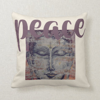 Coussin Carreau coloré d'art d'aquarelle de Bouddha de