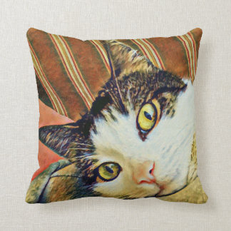 Coussin Carreau coloré de chat