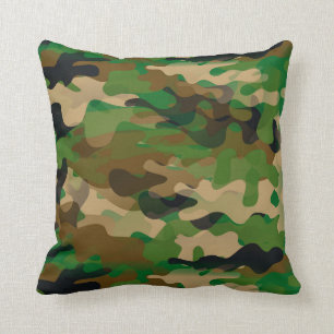 Coussin Carreau de Camoflage-Style