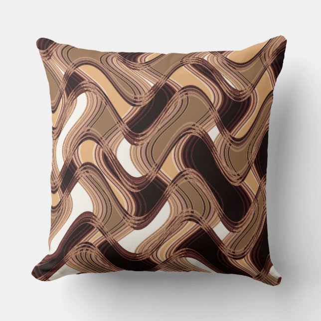 Coussin Carreau de caramel et de caramel par C.L. Brown (Recto)