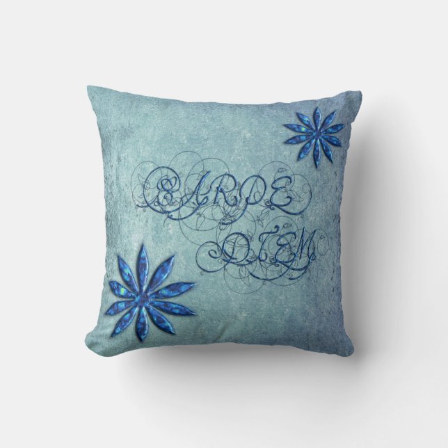 Coussin Carreau de Carpe Diem (Recto)