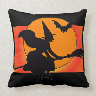 Coussin Carreau de carré de sorcière de vol