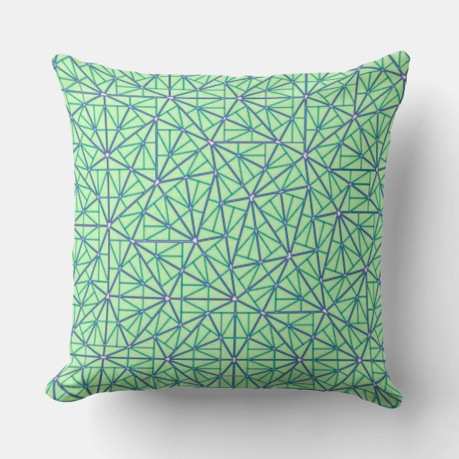 Coussin Carreau de carrelage de soleil (carrelage (Recto)
