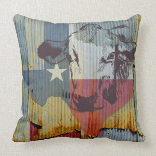 Coussin Carreau de Chambre de bétail du Texas