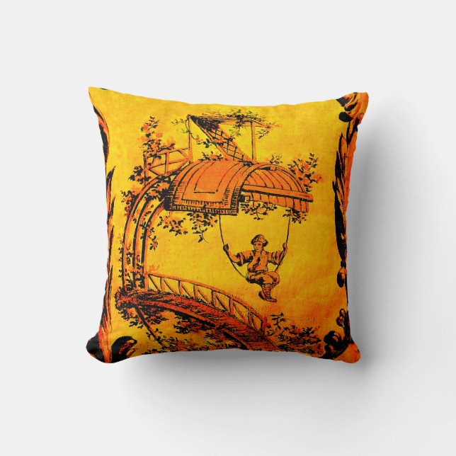 Coussin carreau de chinoiserie (Recto)