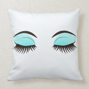 Coussin Carreau de cils de yeux de sommeil